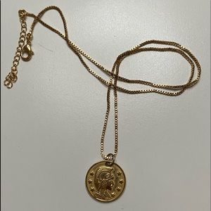 gold coin necklace